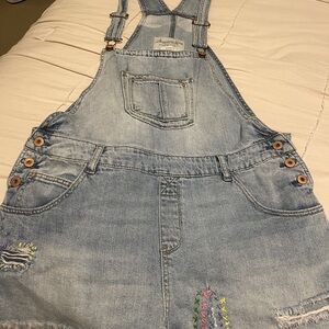 American Rag Light Blue Denim Overalls